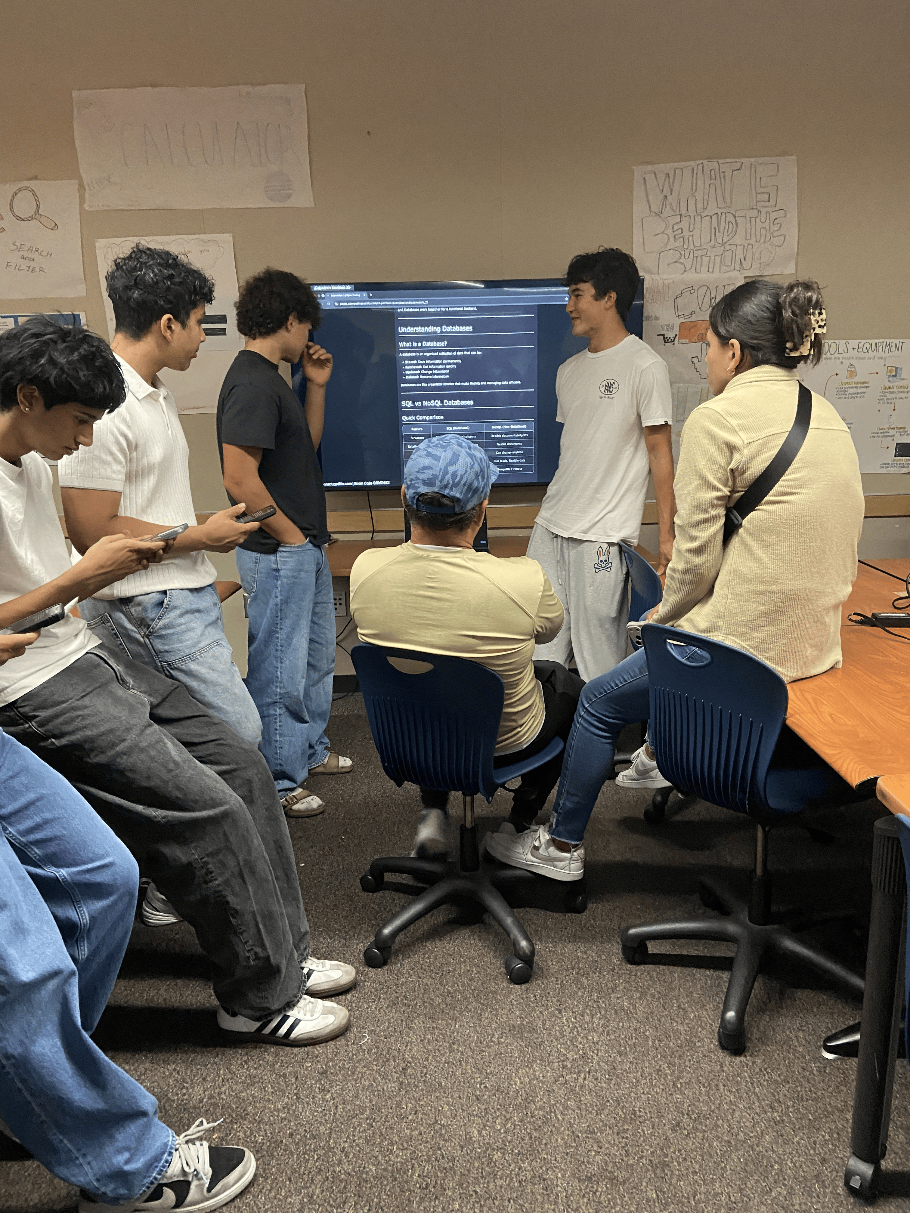 Presenting our project at N@tM