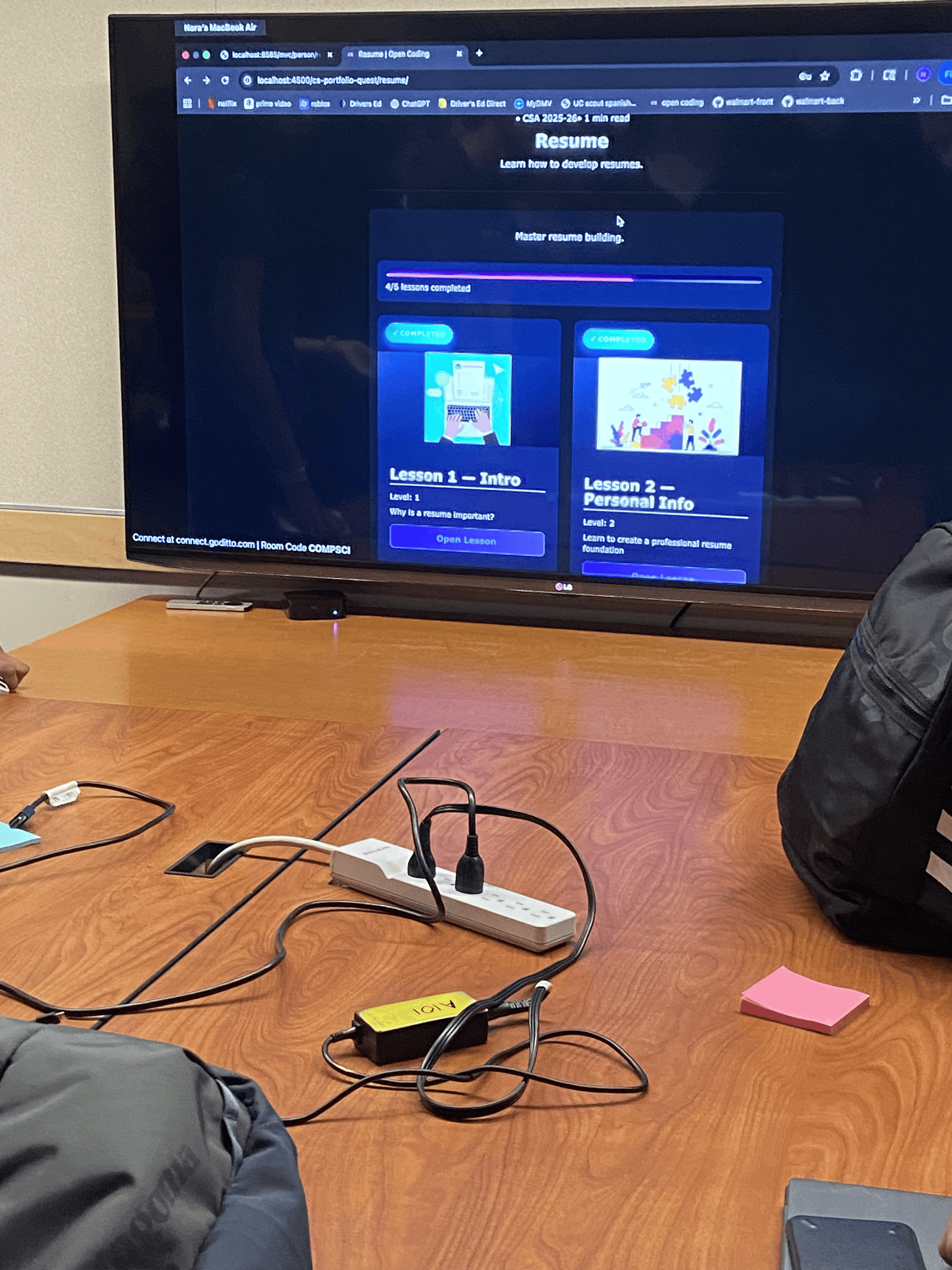 Interactive demo session